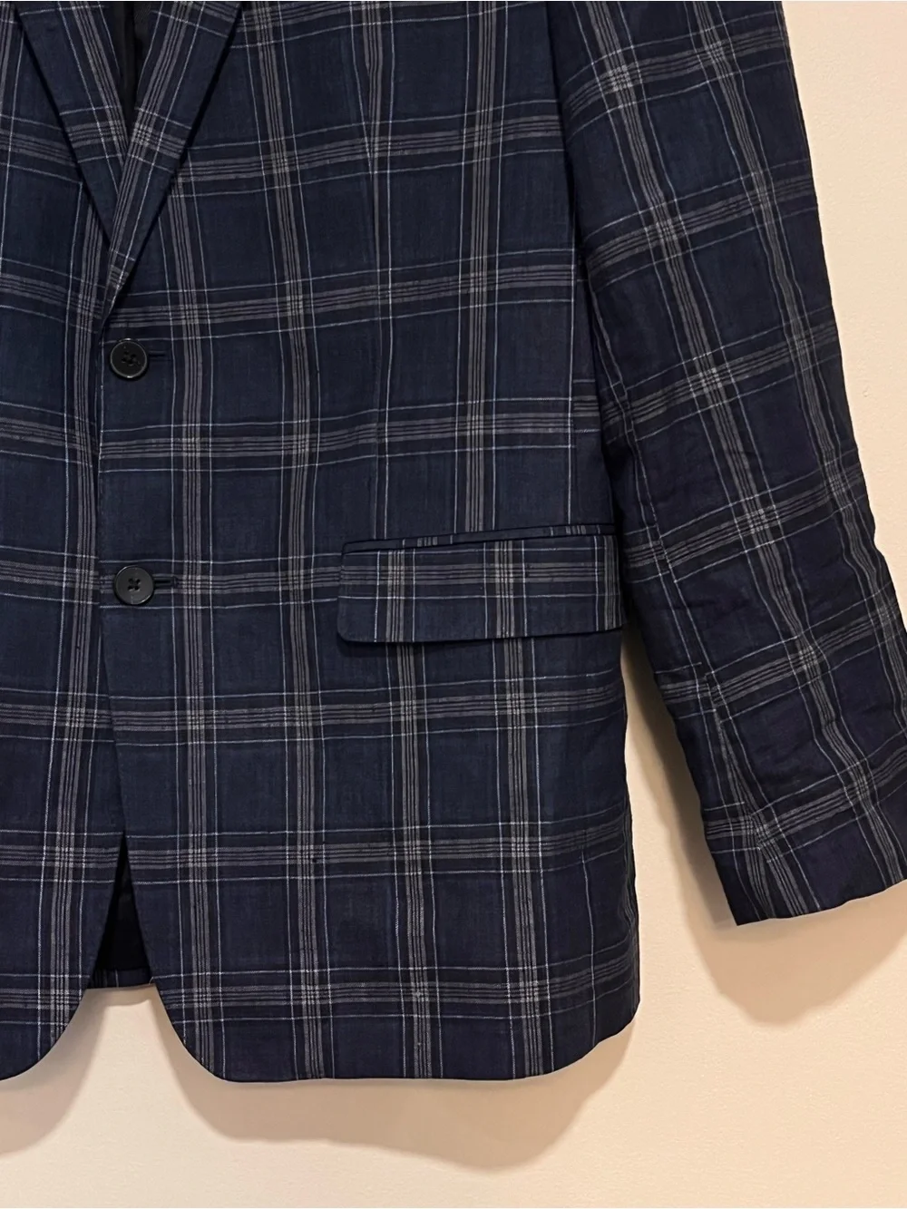 Banana Republic | Slim fit Windowpane plaid suit jacket/blazer Men’s size 42R